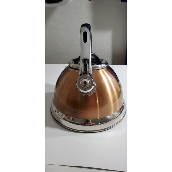 Creative Home Copper Stainless Steel Whistling Tea Kettle - Picture 2 of 4